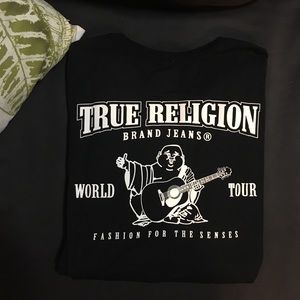 NWT True Religion v neck tee shirt